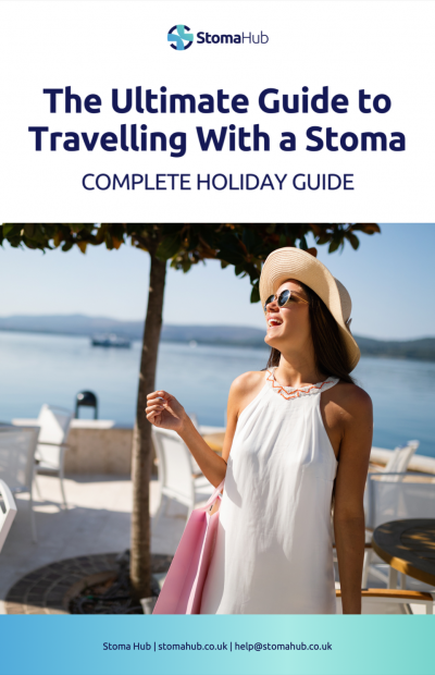 Travelling with a Stoma Front Cover The Ultimate Guide to Travelling with a stoma front cover